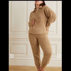 NEW SKIMS Cozy Knit Bouclé Sweater/ SKIMS Knit Bouclé Track Pants